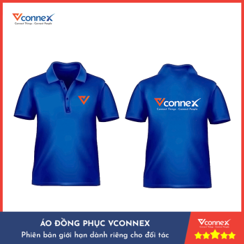 Áo đồng phục Vconnex (Phiên bản giới hạn) 2 #1 - Nhà thông minh Vũng Tàu - Vsmarthome - Áo đồng phục Vconnex (Phiên bản giới hạn)